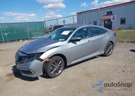 2020 Honda Civic Ex from USA, damaged, VIN 19XFC1F36LE200773
